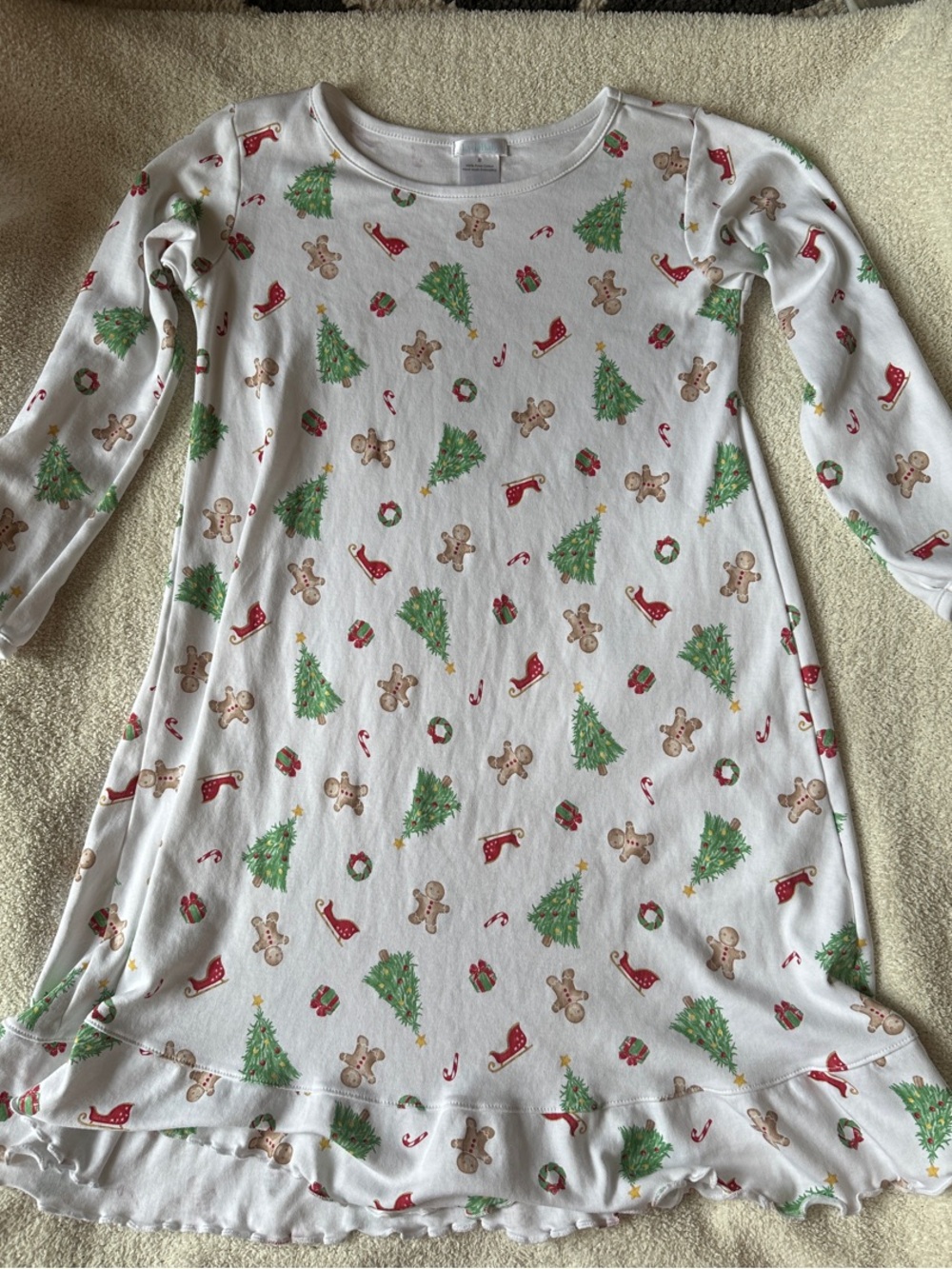 LydaBaby Girls Christmas Nightgown with Cute Print